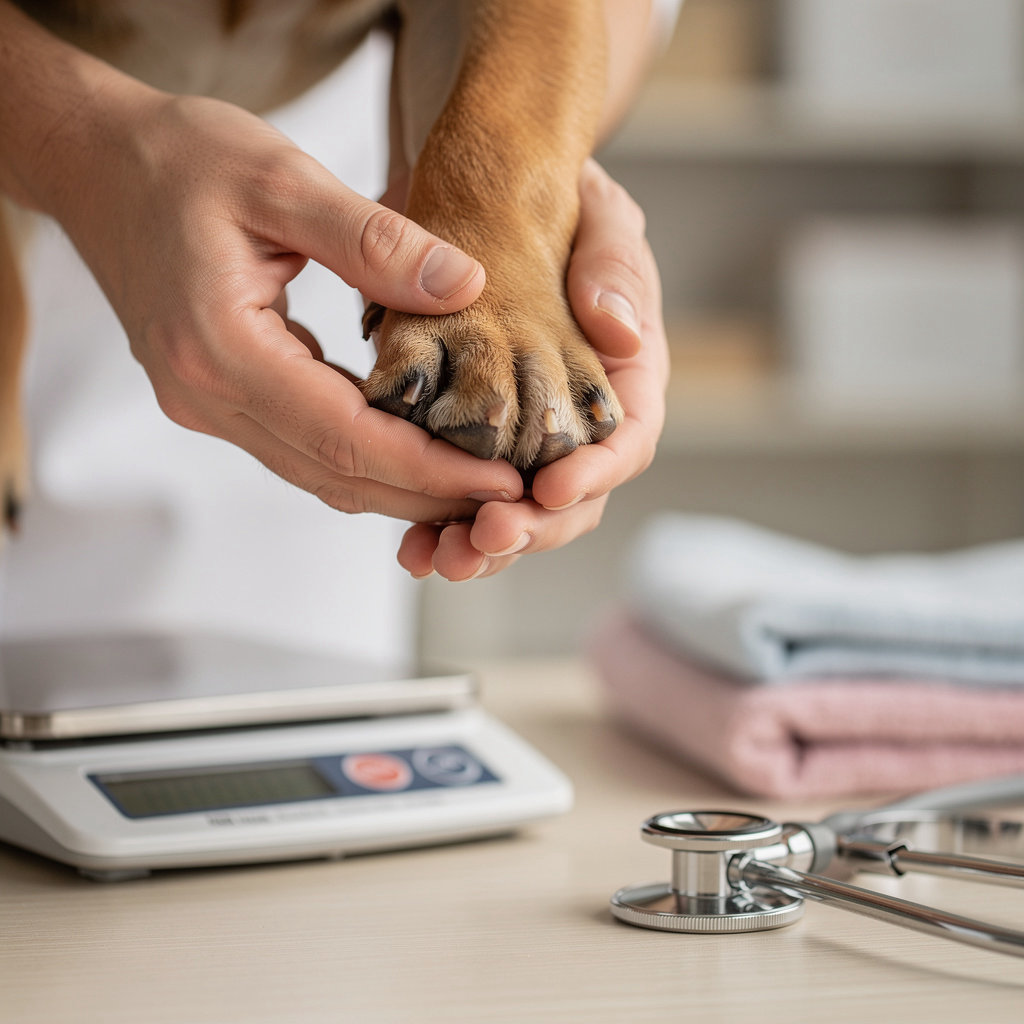 Melzano Frenchies breeder lovingly interacting with a French Bulldog puppy, showcasing care and dedication